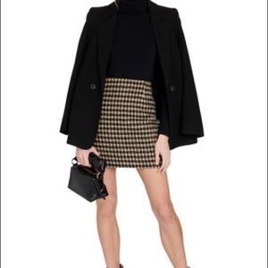 COPY - ANINE BING Marie Houndstooth Skirt BNWT size M